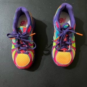 New Balance Color Splash Sneakers- Rainbow- size 12c